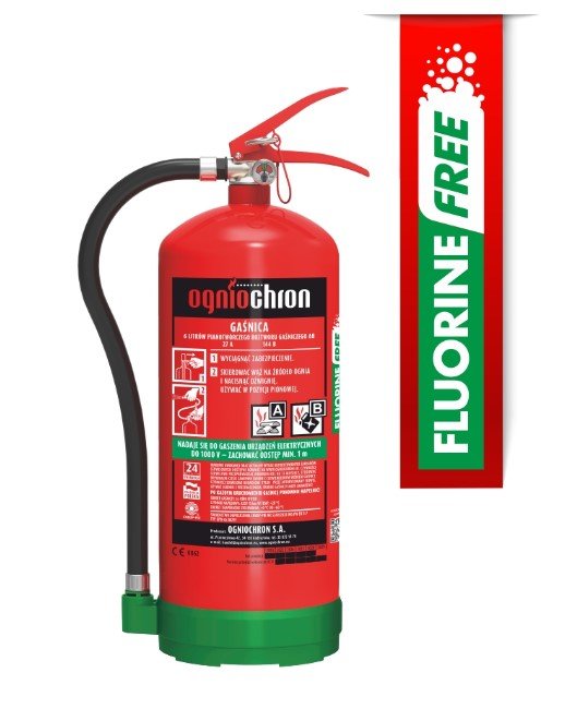 GPN-6x AB/FF gaśnica płynowa Fluorine-Free - 6 litrów